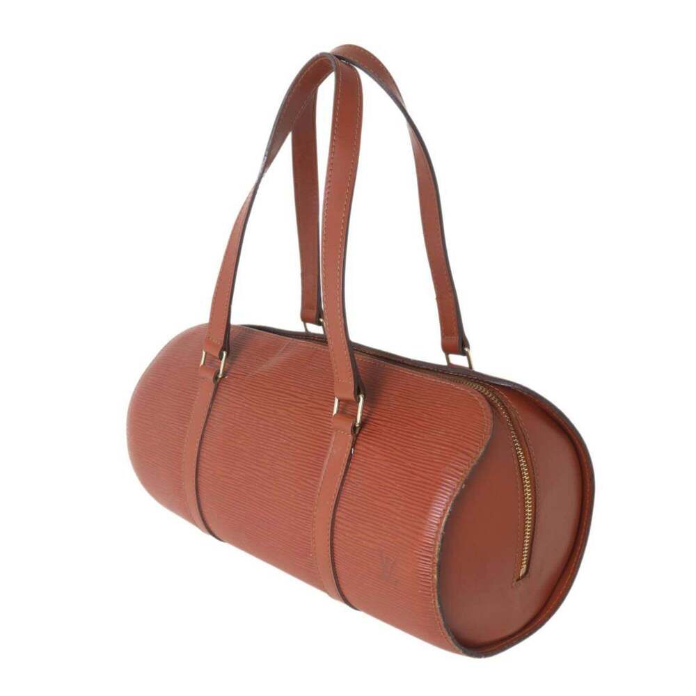 LOUIS VUITTON Brown Leather Pouch